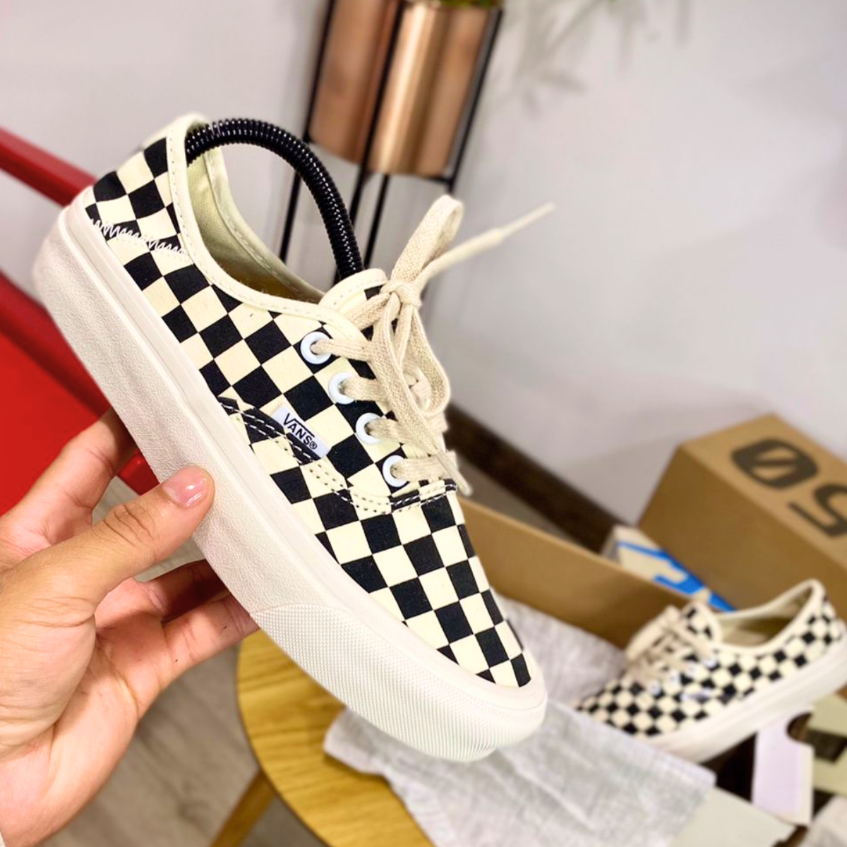 tenis vans originales para hombre y mujer color blanco y negro cuadros Comprar tienda onlineshoppingcenterg Colombia centro de compras en linea osc